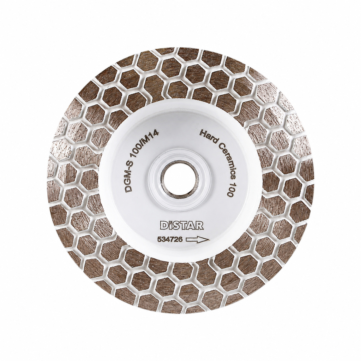 Platorello diamantato DGM-S 100/M14 Hard Ceramics 60
