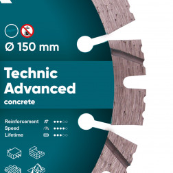 Disco da taglio diamantato 1A1RSS 150 Technic Advanced