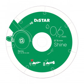 Disco da taglio diamantato Distar 76x0,6 Shine