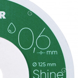 Disco da taglio diamantato 1A1R 125x0,6x6x22,23 Shine