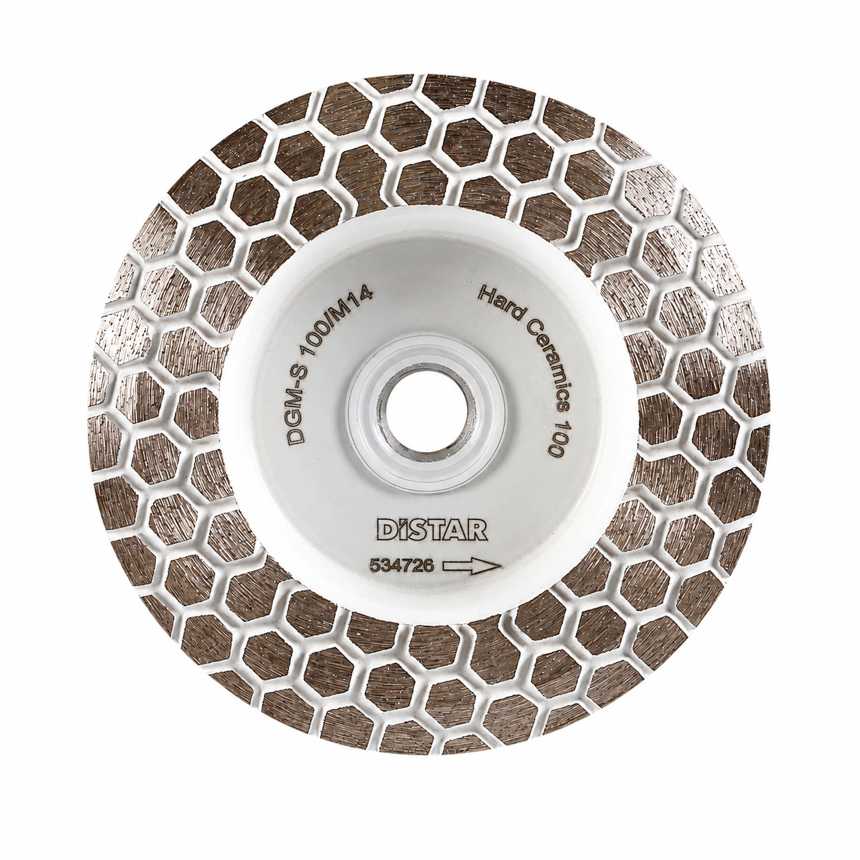 Platorello diamantato DGM-S 100/M14 Hard Ceramics 100