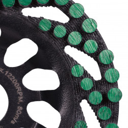 Platorello diamantato DGS-S 125/22,23-77 Green Point