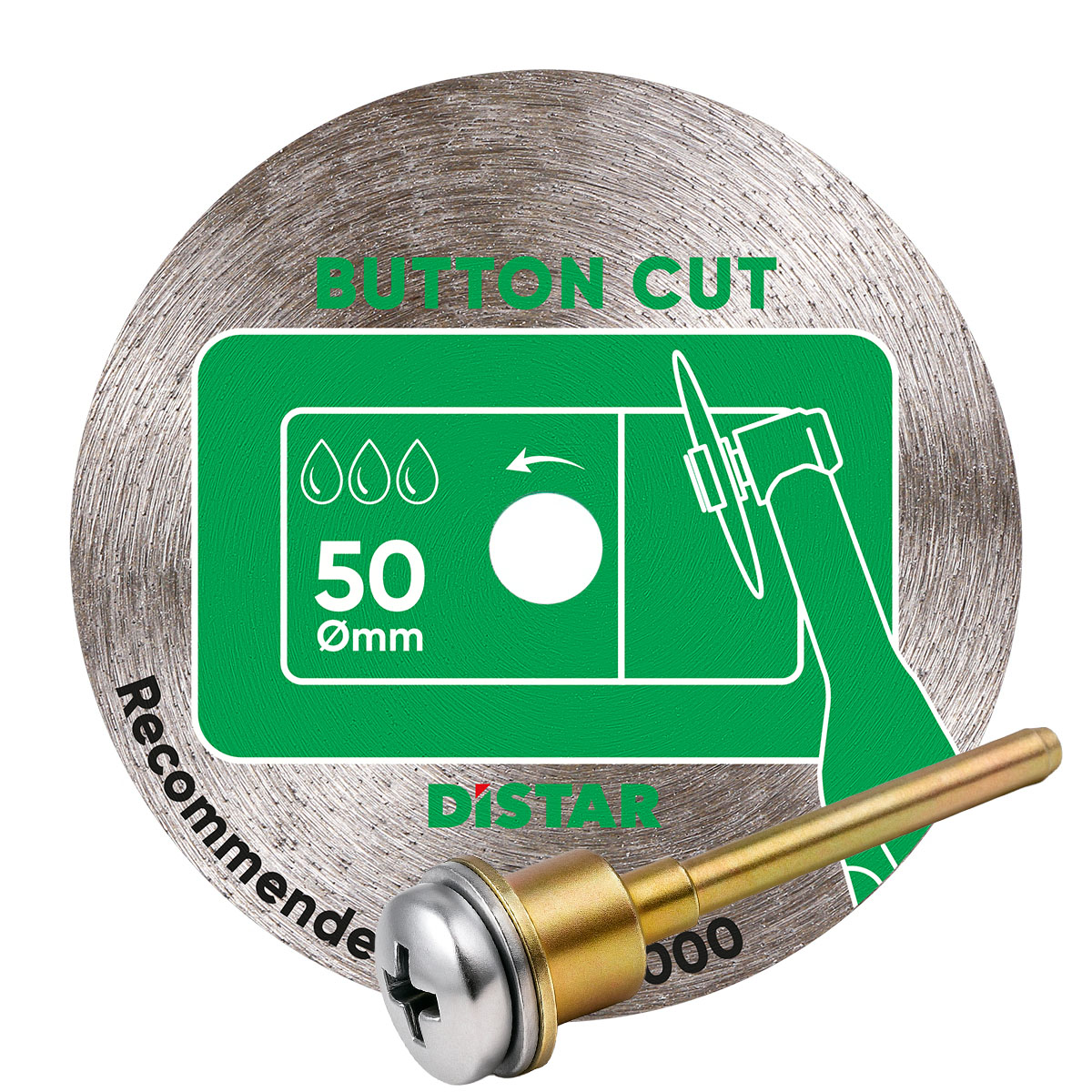 Disco da taglio diamantato DIstar 50x0,8x5,8/3,2-3,0F ButtonCut