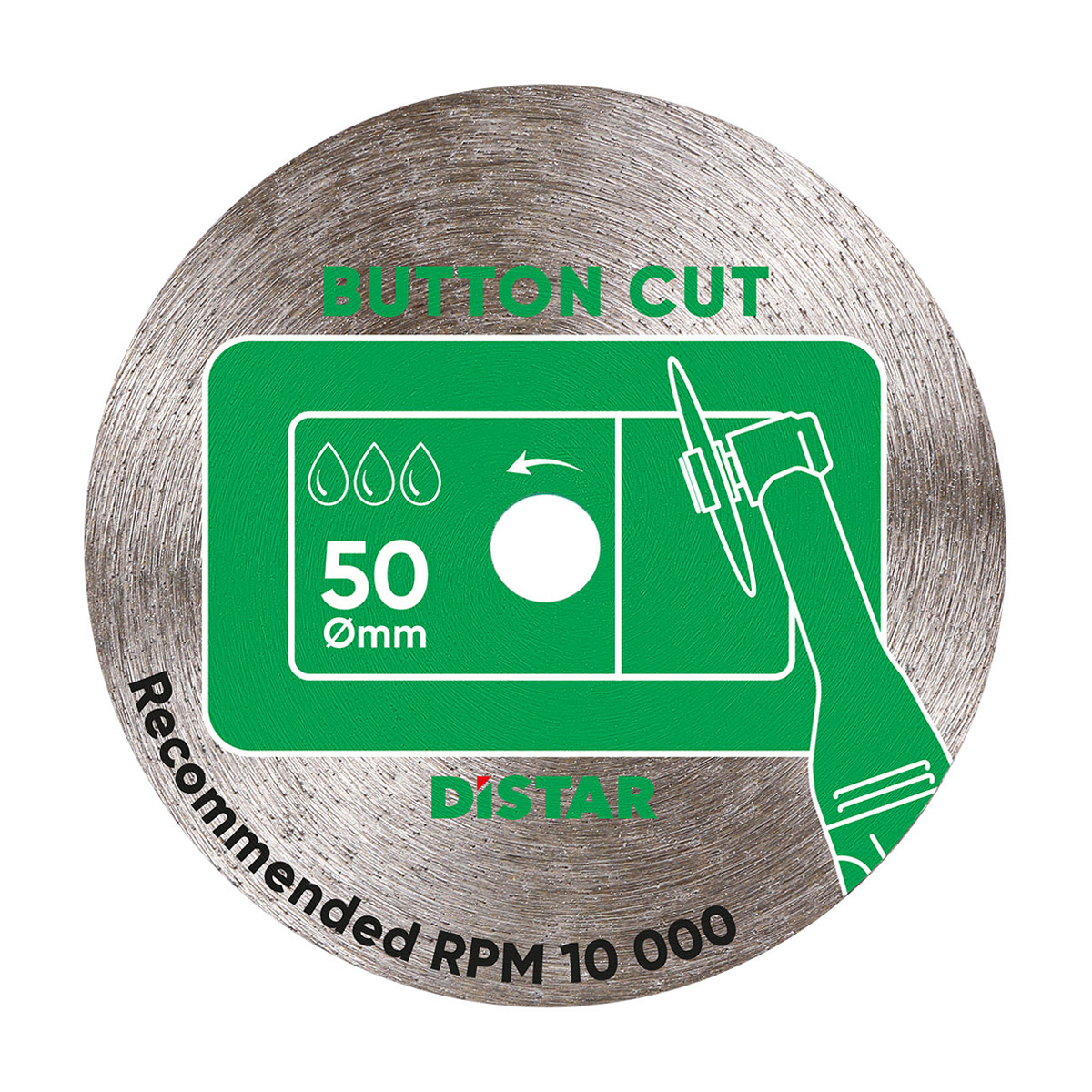 Disco da taglio diamantato Distar 50x0,8x5,8 ButtonCut