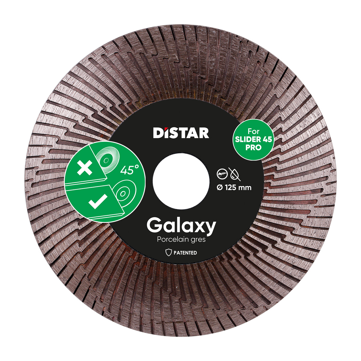 Disco da taglio diamantato 1A1R 125x30 Galaxy