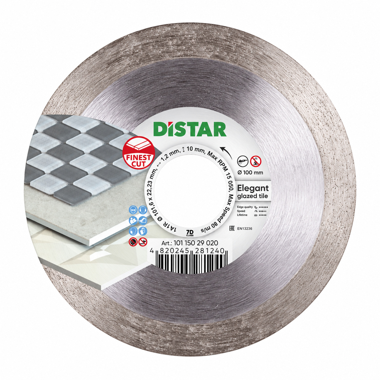 Disco da taglio diamantato 1A1R 100 Elegant