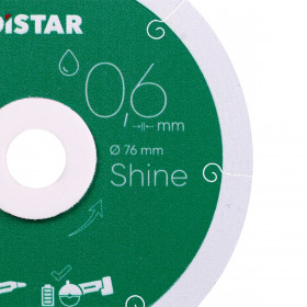Disco da taglio diamantato Distar 76x0,6 Shine