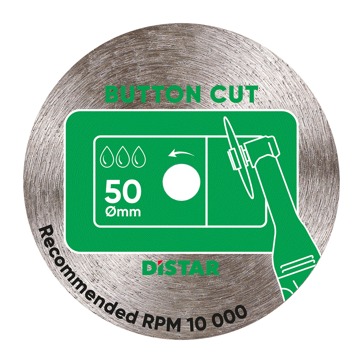 Disco da taglio diamantato Distar 50x0,8x5,8 ButtonCut