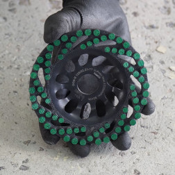 Platorello diamantato DGS-S 125/22,23-77 Green Point