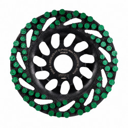Platorello diamantato DGS-S 125/22,23-77 Green Point