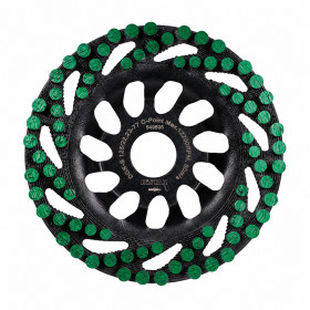 Platorello diamantato DGS-S 125/22,23-77 Green Point