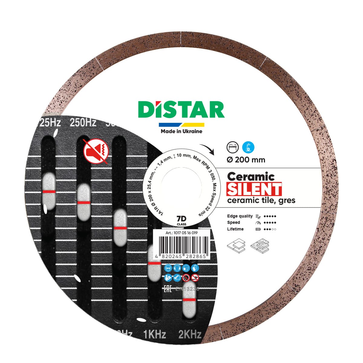 Disco da taglio diamantato 1A1R 200x25,4 Ceramic Silent