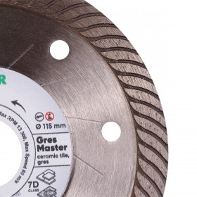 Disco da taglio diamantato 1A1R 115x1,4x10x22,23/H Gres Master