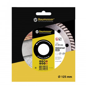 Disco da taglio diamantato Turbo 125 Universal