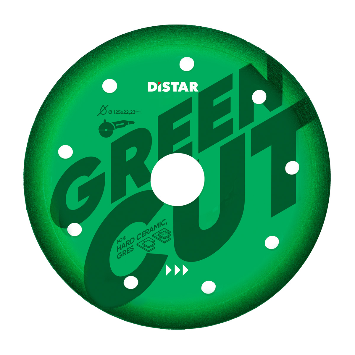 Disco da taglio diamantato 1A1R 125x22,23 Green Cut