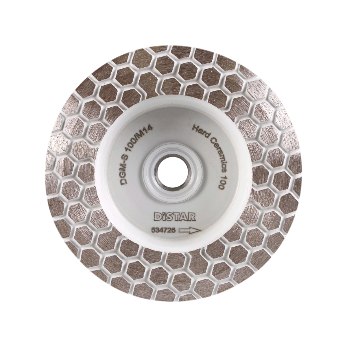 Platorello diamantato DGM-S 100/M14 Hard Ceramics 60