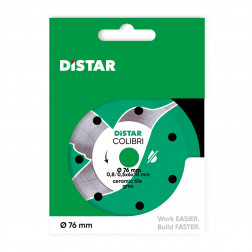 Disco da taglio diamantato Distar 76x10H Colibri