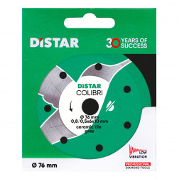 Disco da taglio diamantato Distar 76x10H Colibri