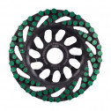 Platorello diamantato DGS-S 125/22,23-77 Green Point