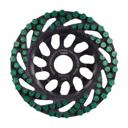 Platorello diamantato DGS-S 125/22,23-77 Green Point