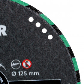 Disco da taglio diamantato 1A1R V 125 Metal CUT